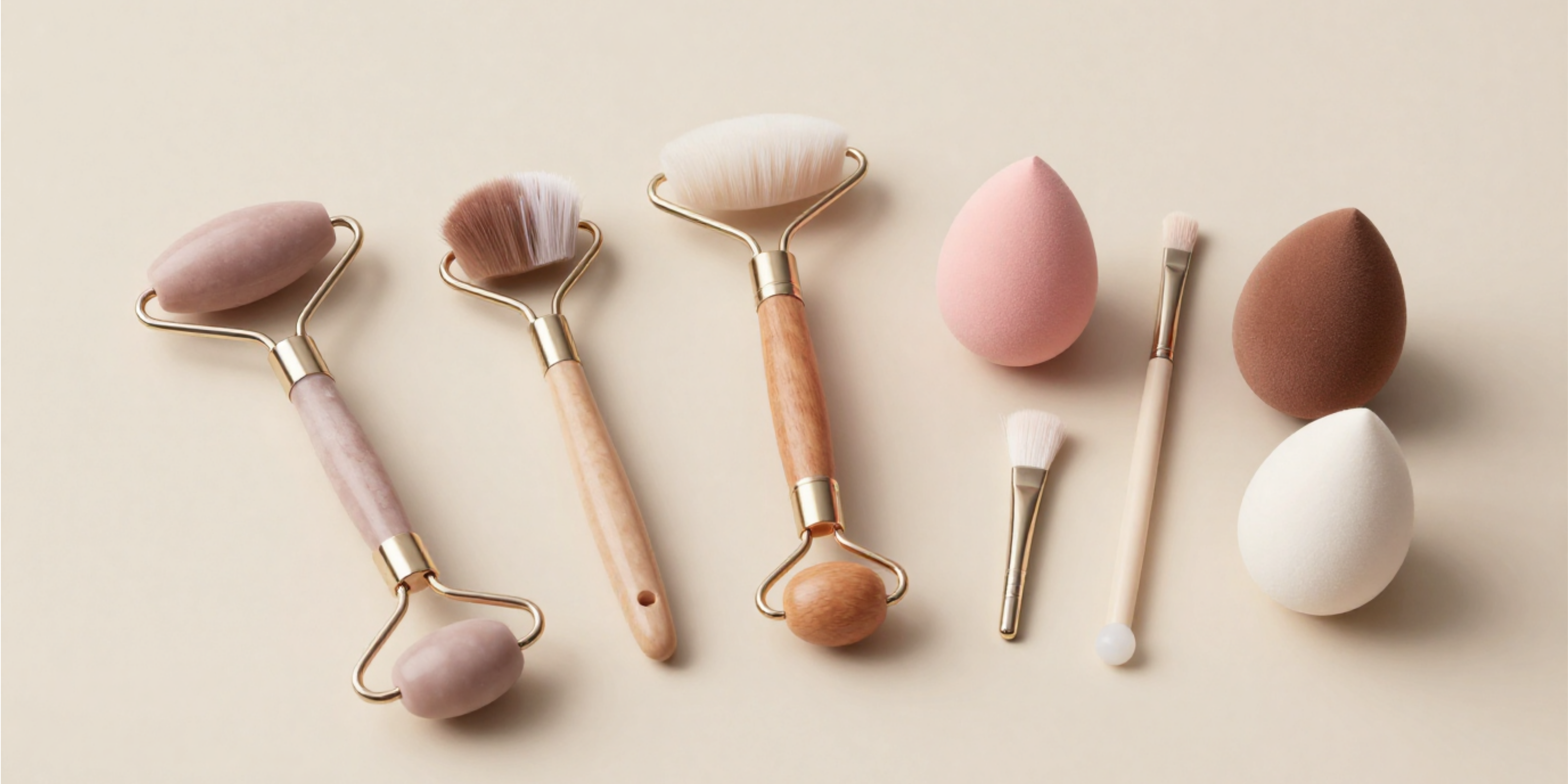 Accessoires et outils de beauté pour les soins du visage et le maquillage