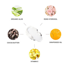 Texture crémeuse douce 100% PURE pour sensation satinée sur la peau.