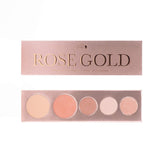 Palette 100% PURE rose doré, éclat naturel pour yeux et visage.