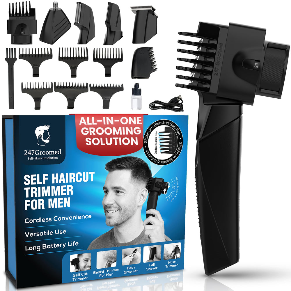 247 Groomed kit-tondeuse-verticale design offre un contrôle précis pour les coupes personnelles