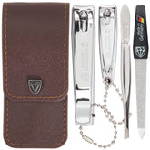 Coffret 4 pièces 3 Swords Germany pour manucure-pédicure, ensemble professionnel prêt à l’emploi.