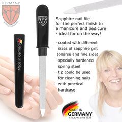 3 Swords Germany lime à ongles double-face fin et grossier pour retouches rapides