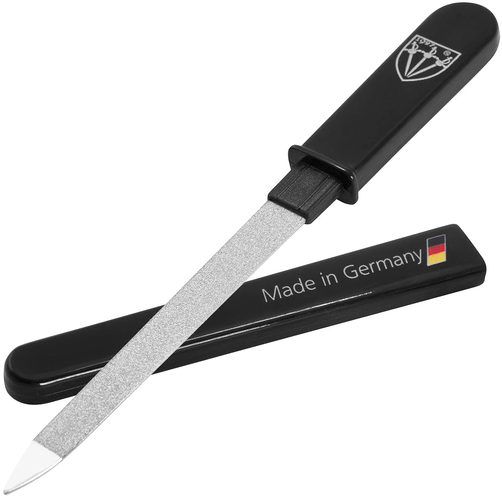 3 Swords Germany lime à ongles pocket double-face saphir pour une finition nette