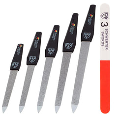 3 Swords Germany lime à ongles saphir ensemble 5 pièces pour une finition précise