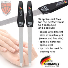 3 Swords Germany tampon à ongles 3-en-1, soin rapide et polyvalent.