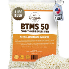 BTMS 50 de 33rd Parallel, bouteille, émulsifiant pour cheveux soyeux et peau douce.