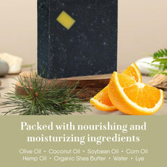 Mélange d'huiles olive, coco, soja, maïs et karité pour l'hydratation.