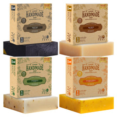 Savon 360Feel pour homme avec parfum boisé et épicé prêt pour une douche tonique.