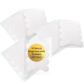 Patchs Biogel Yeux 3D Beauty pour extension cils; patchs sous-œil qui maintiennent les cils en place.