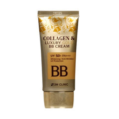 3W Clinic Crème BB collagène luxe or — bouteille prête à hydrater et sublimer la peau