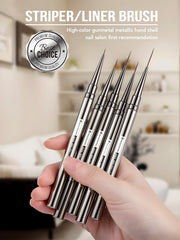3zorqinron brosse-liner-ongles 9mm pour lignes nettes et fines