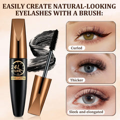 4D Silk Fiber Lash Mascara – volume intense et définition durable.