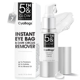 Sérum yeux 5th & Glow Cyabags dans sa bouteille prête à l’emploi pour un regard frais.