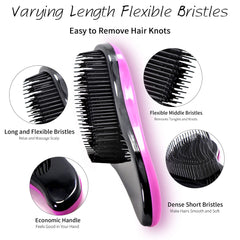 Brosse démêlante 79STYLE 7-4 pouces, taille pratique pour toute la famille.