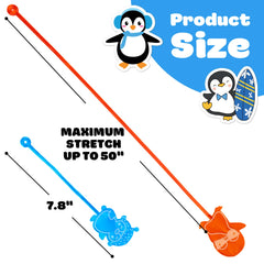 12 modèles pingouin 91StickyHand, pour surprises variées.