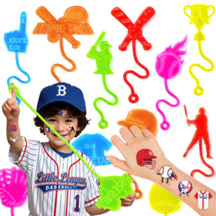 91STICKYHAND mains-stick-baseball: amuse les enfants et stimule la motricité fine.
