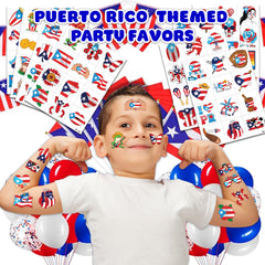 Tatouages 91TATTOOS Puerto Rico pre-coupés, motifs mignons pour anniversaires et activités créatives.