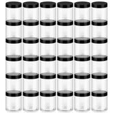 Bocaux Loretoy en plastique 8oz avec couvercles, rangement sûr et portable.