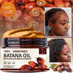 A/D Infinity Batana huile cheveux brillance naturelle et douceur.