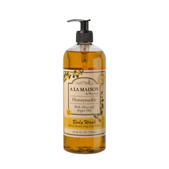 A LA MAISON gel douche chevrefeuille : flacon élégant et hydratant pour la peau