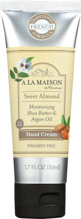 Crème pour les mains A LA MAISON – flacon élégant, hydratation rapide pour mains sèches.