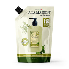 A LA MAISON - Poche de recharge menthe-romarin, pratique et écologique.