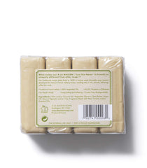 A LA MAISON Rosemary Mint Bar Soap, emballage et 4 barres montrés pour un ensemble pratique.