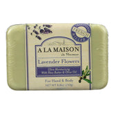 Savon A LA MAISON lavande-fleurs, hydratation délicate pour la peau