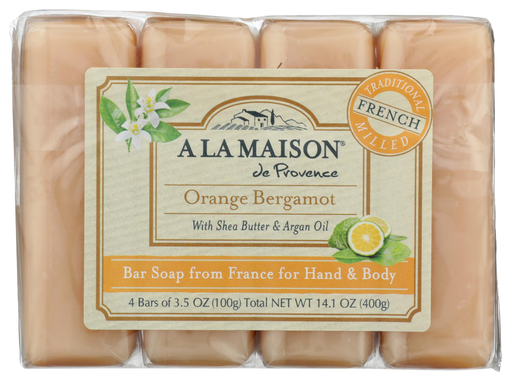 A LA MAISON Orange Bergamote, emballage papier craft, parfait pour offrir.