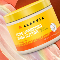 Beurre sans parfum d'Alaffia EveryDay Shea, idéal pour peaux sensibles.