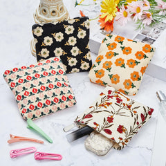 Abbylike ensemble quatre pochettes velours cotele: organisation pratique en sac et voyage.