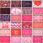 Abbylike sac maquillage Saint-Valentin design coeur rouge, idéal pour organiser vos essentiels.