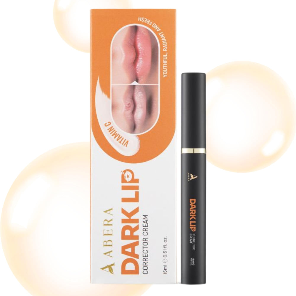 ABERA Dark Lips Corrector Cream jar nourishes lips with hydration and smoother texture