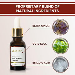 ABERA sérum absorption rapide, laisse les ongles frais et non gras.