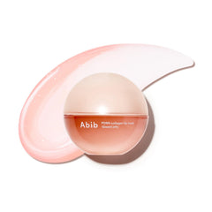 Masque-lèvres Abib PDRN collagène, gel transparent et brillant pour hydrater les lèvres.