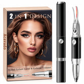 Acavado curleur-cils thermique 2-en-1 en action, volume amélioré.