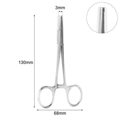 Pinces AccGin pour piercing septum, manipulation fiable et sans perte.