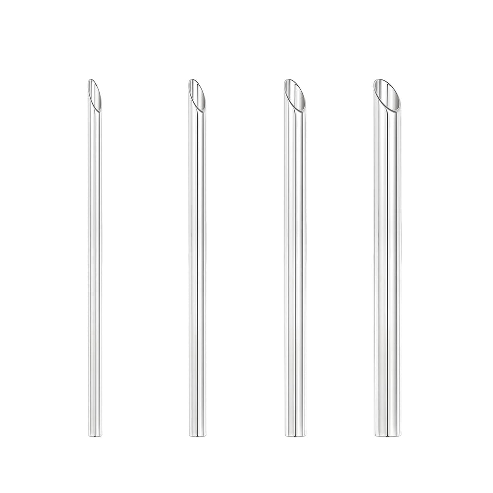 AccGin tube récepteur piercing 3mm avec angle 45° pour un placement précis.