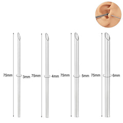 AccGin tube récepteur piercing 4mm avec angle 45° facilitant l’assemblage.