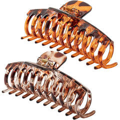 Pinces ACCGLORY tres-large ouvertes, maintien durable pour cheveux épais.