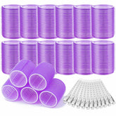 Rouleaux Acejoz de grande taille pour cheveux volumineux et boucles définies.