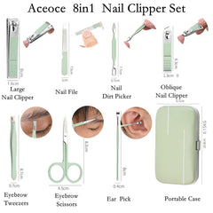 Lime à ongles et outils Aceoce pour des ongles nets.