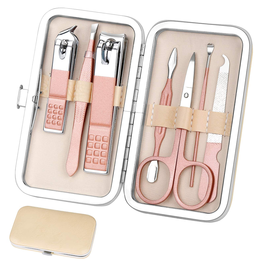 Kit Aceoce de manucure avec étui portable, idéal pour voyage et domicile.