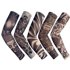 Acfun manchette tatouage tigre: protection solaire et style affirmé pour activités en plein air
