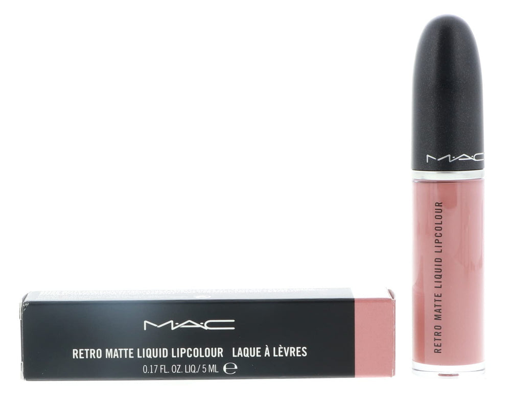 AcM MAC Retro Matte Lip Colour Burnt Spice, gros plan, couleur longue tenue et riche