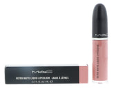 AcM MAC Retro Matte Lip Colour Burnt Spice, gros plan, couleur longue tenue et riche