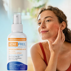 AcneFree Hypochloreux sur poitrine et dos: aide à maintenir une peau nette.