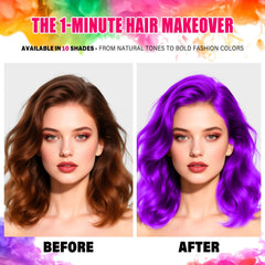 Acomler Spray Cheveux Rose Temporaire: look ludique et lavable facilement.