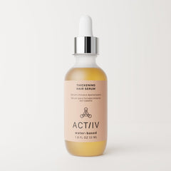 ACTIIV Sérum épaississant — pompe pratique pour dose précise et rapide.
