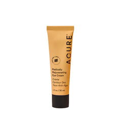 Acure Crème Yeux Rajeunissante, bouteille 1 oz hydratante pour le contour des yeux.